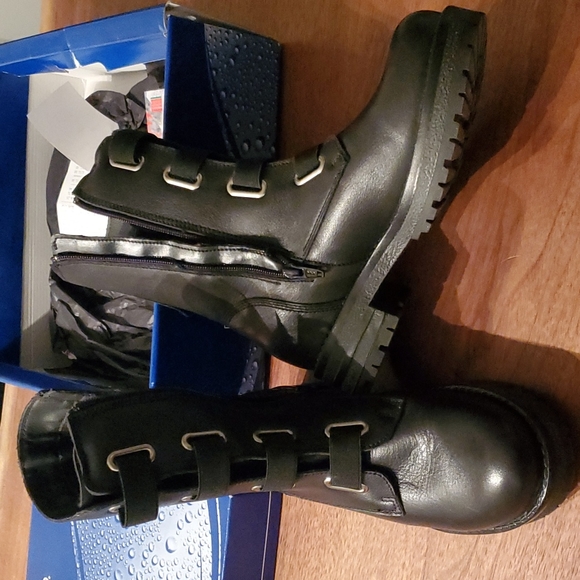 Womens Waterproof black winter boots Bos.&Co. Size 37 - Picture 7 of 8